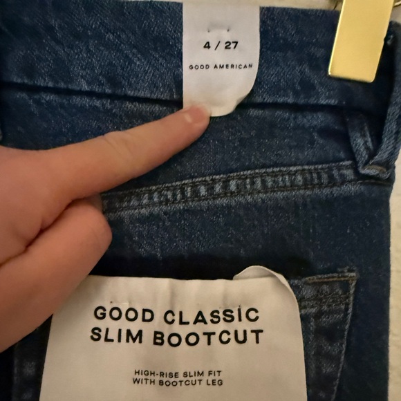 Good American Good Classic Boot Jeans Indigo704 - Picture 7 of 9